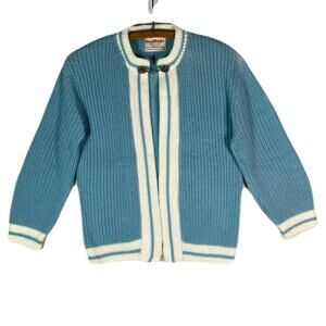 KAY WRIGHT Vintage 50s/60s Orlon Acrylic Knit Sweater Womens Size M